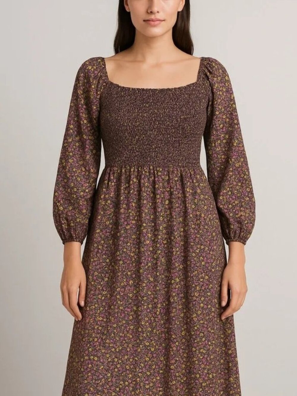 J Crew Liberty floral midi dress, size small